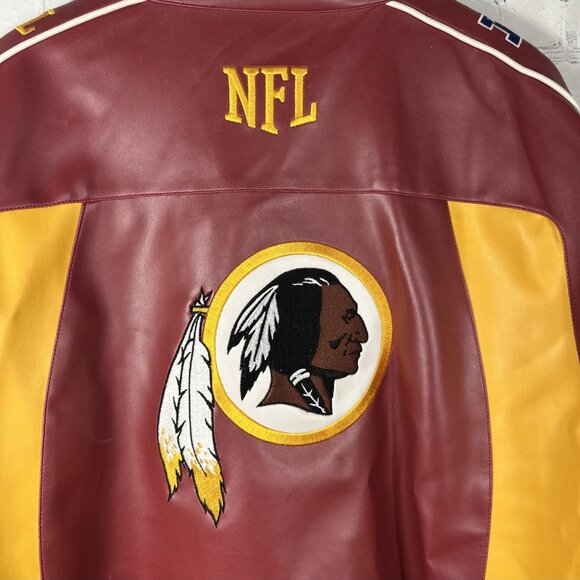 Washington Commanders/ Redskins Vintage NFL Bomber Jacket Embroidered XL Zip - Picture 8 of 11